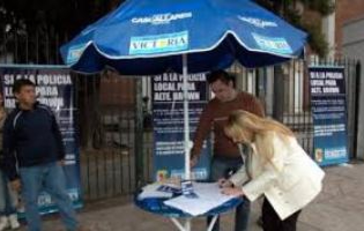 San Isidro, San Fernando y Escobar juntan firmas para adherir a la Policía Comunal