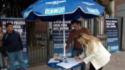 San Isidro, San Fernando y Escobar juntan firmas para adherir a la Policía Comunal