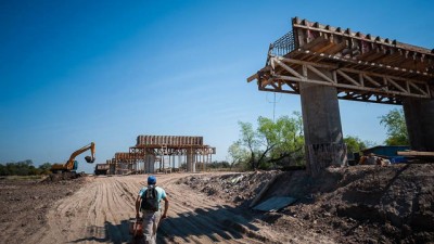 En la ruta 19 de Entre Ríos se construye el puente más largo de la provincia