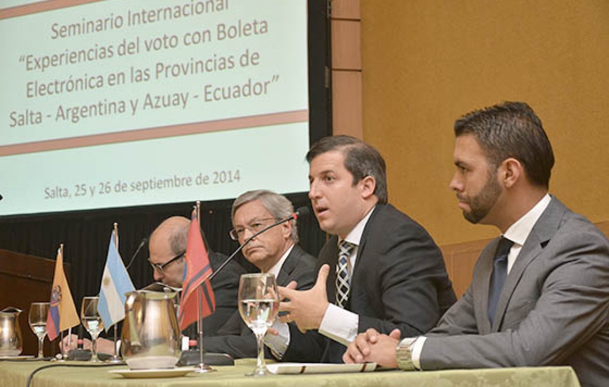 Salta reafirma su liderazgo en la implementación del voto electrónico