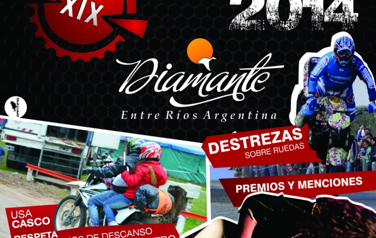 Motoencuentro Internacional del 3 al 7 de septiembre en Diamante