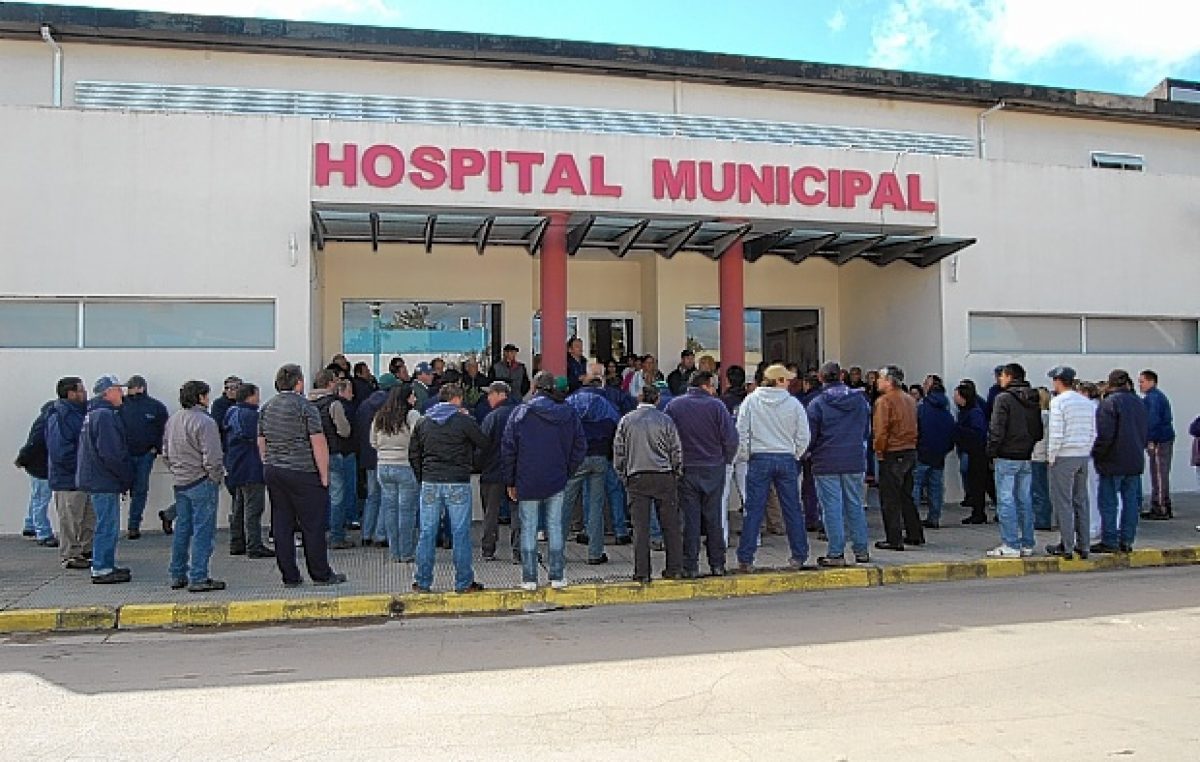 Los municipales de Saavedra iniciaron medidas de fuerza