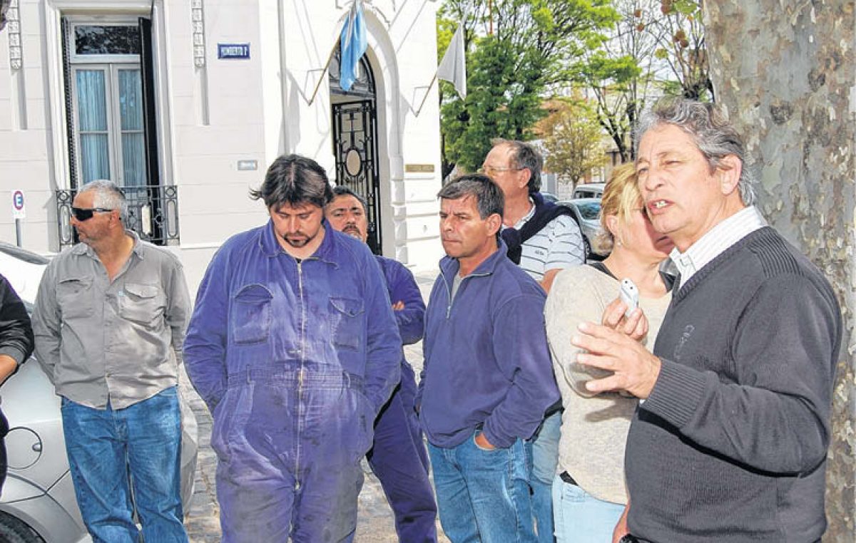 Saavedra: el Sindicato de Municipales dobla la apuesta