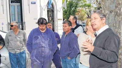 Saavedra: el Sindicato de Municipales dobla la apuesta