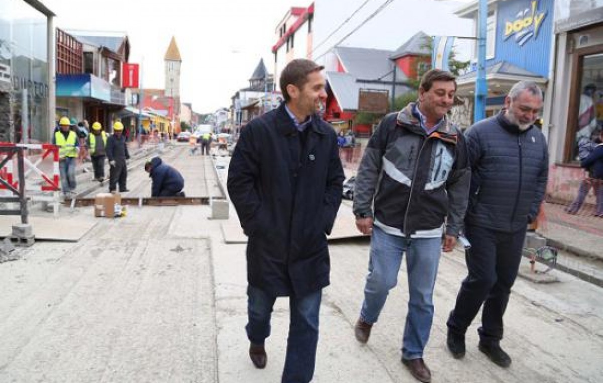 Centro comercial a cielo abierto: Para el Intendente de Ushuaia, marcará «un antes y un después»