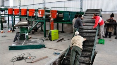 Avances en la planta de tratamiento de residuos de Tres Arroyos