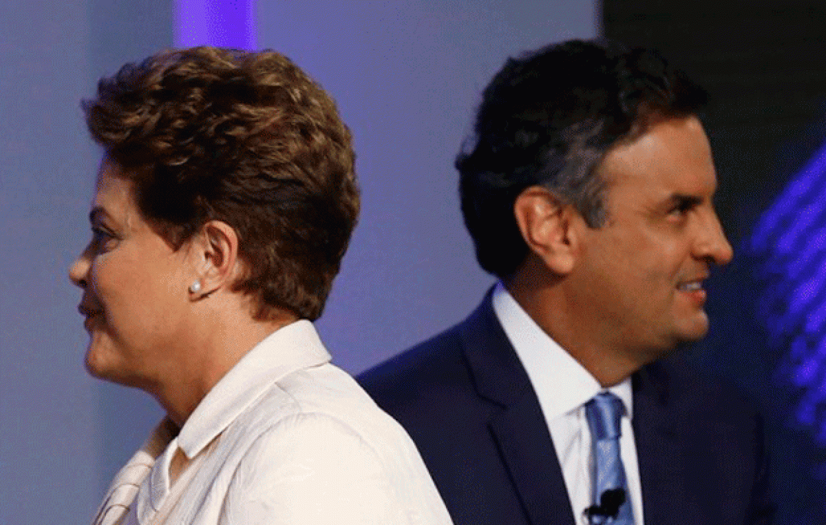 Neves supera a Rousseff por 45% a 43% para el balotaje
