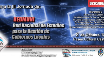 La Rioja sede del Tercer Foro Regional RedMuni