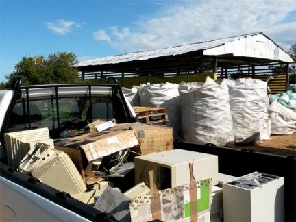 En San José recolectan residuos electrónicos y recuperan material con valor comercial