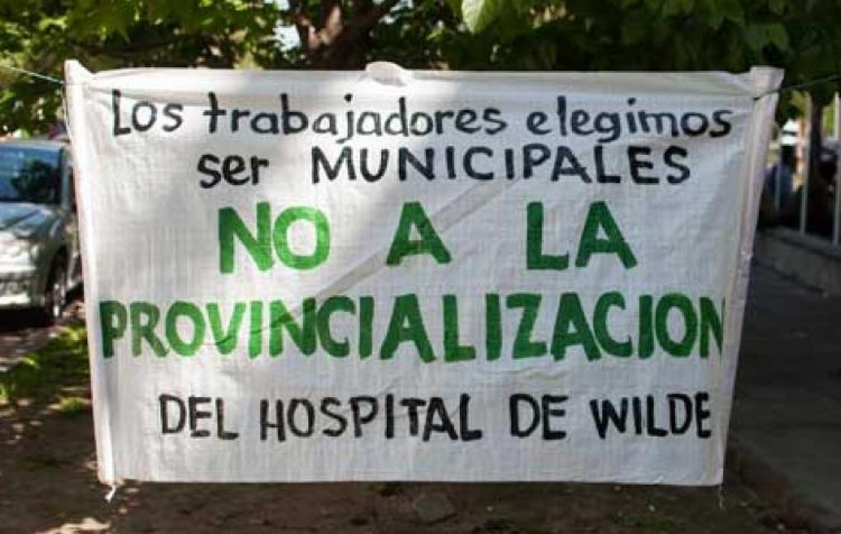 Siguen los cruces por la posible provincialización del hospital de Wilde