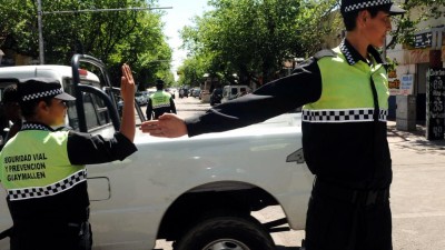 Ordenar el tránsito en Guaymallén, una tarea para los jóvenes