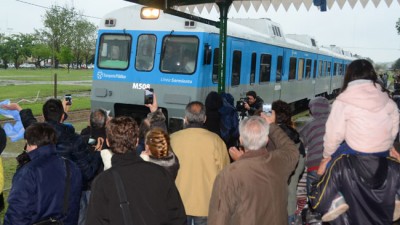 El tren de pasajeros regresó a Santa Rosa