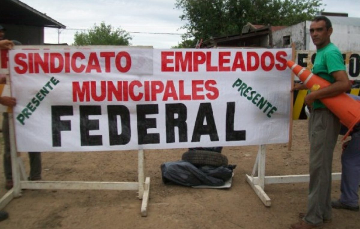 Los Municipales de Federal aceptaron la propuesta salarial del ejectutivo
