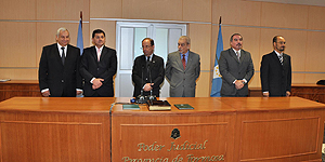 Los miembros del Superior Tribunal de Justicia de Formosa