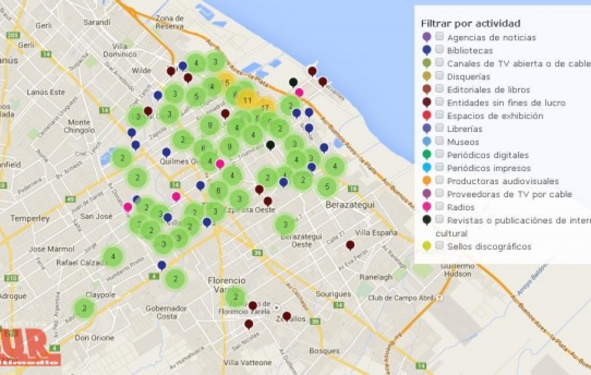 Presentarán el primer Mapa Cultural de Quilmes