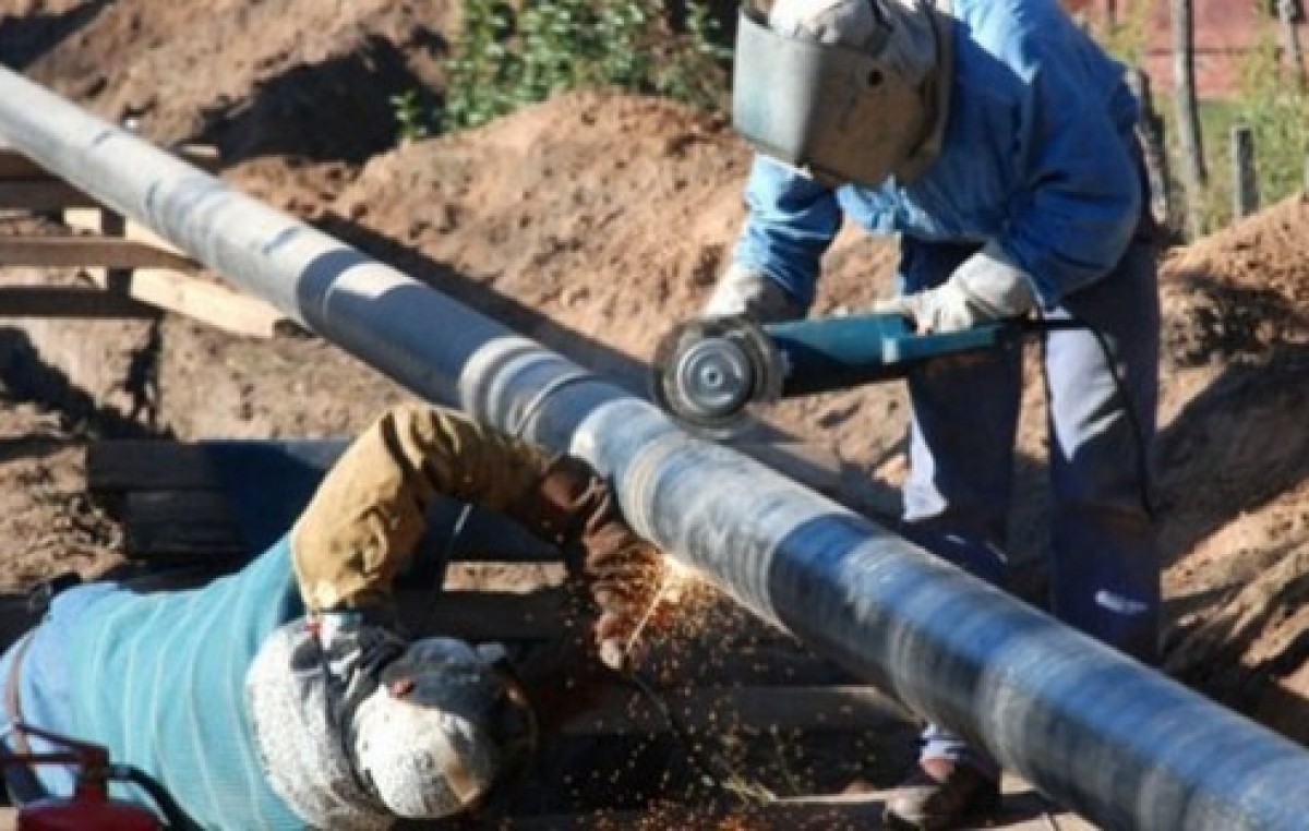 Inician primera etapa del Gasoducto Ruta 7 entre Canals y Santa María