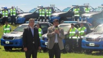 Vicente López: Jorge Macri presentó nuevos vehículos para la Patrulla Comunal