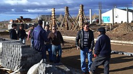 La obra pública es la principal fuente de empleo en las comunas rurales de Chubut