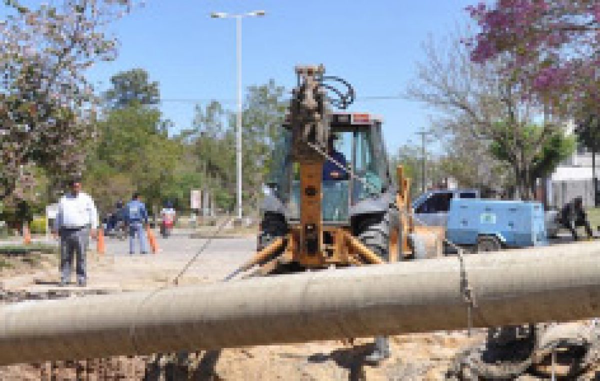 Ejecutan las dos obras de saneamiento más importantes de la historia de Formosa