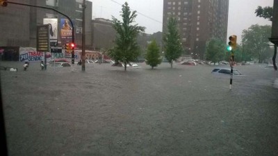Montevideo tuvo la mayor tormenta de los últimos 50 años