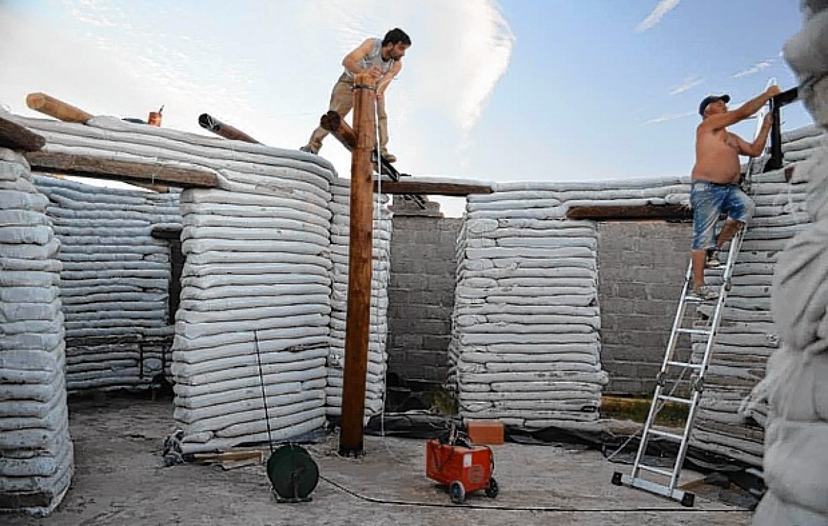En Patagones hacen una fuerte apuesta a la construcción natural