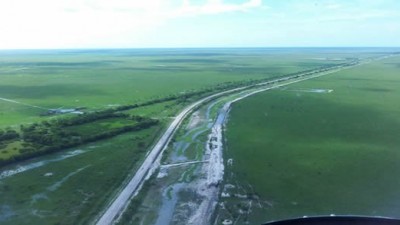 Sobrevuelan la zona norte afectada por las lluvias en el norte Santafesino