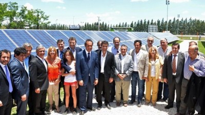 Se inauguró en Brandsen el primer parque solar de la Provincia