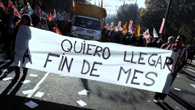 En España acuerdan con sindicatos una ayuda a desocupados