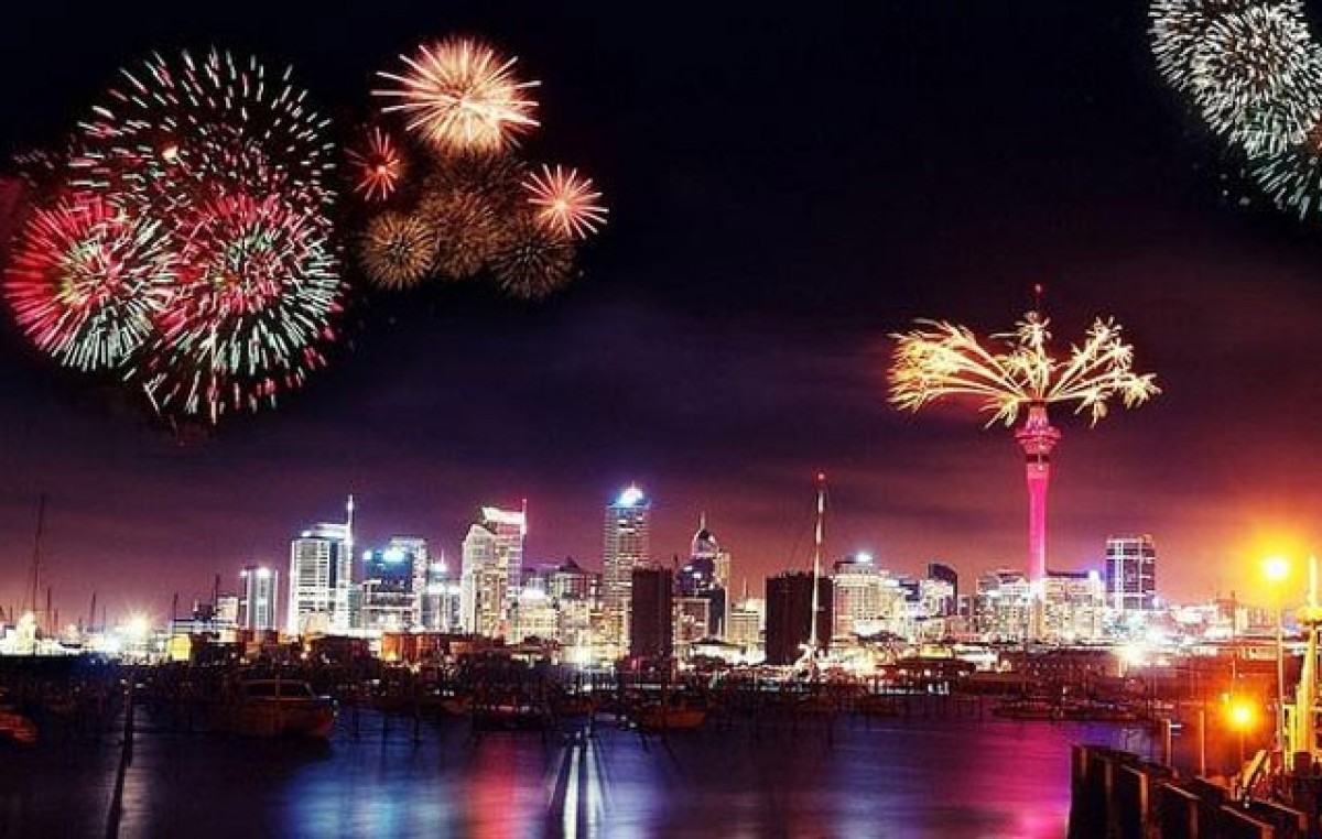 Comenzaron los festejos por la llegada del 2015 en distintas partes del mundo