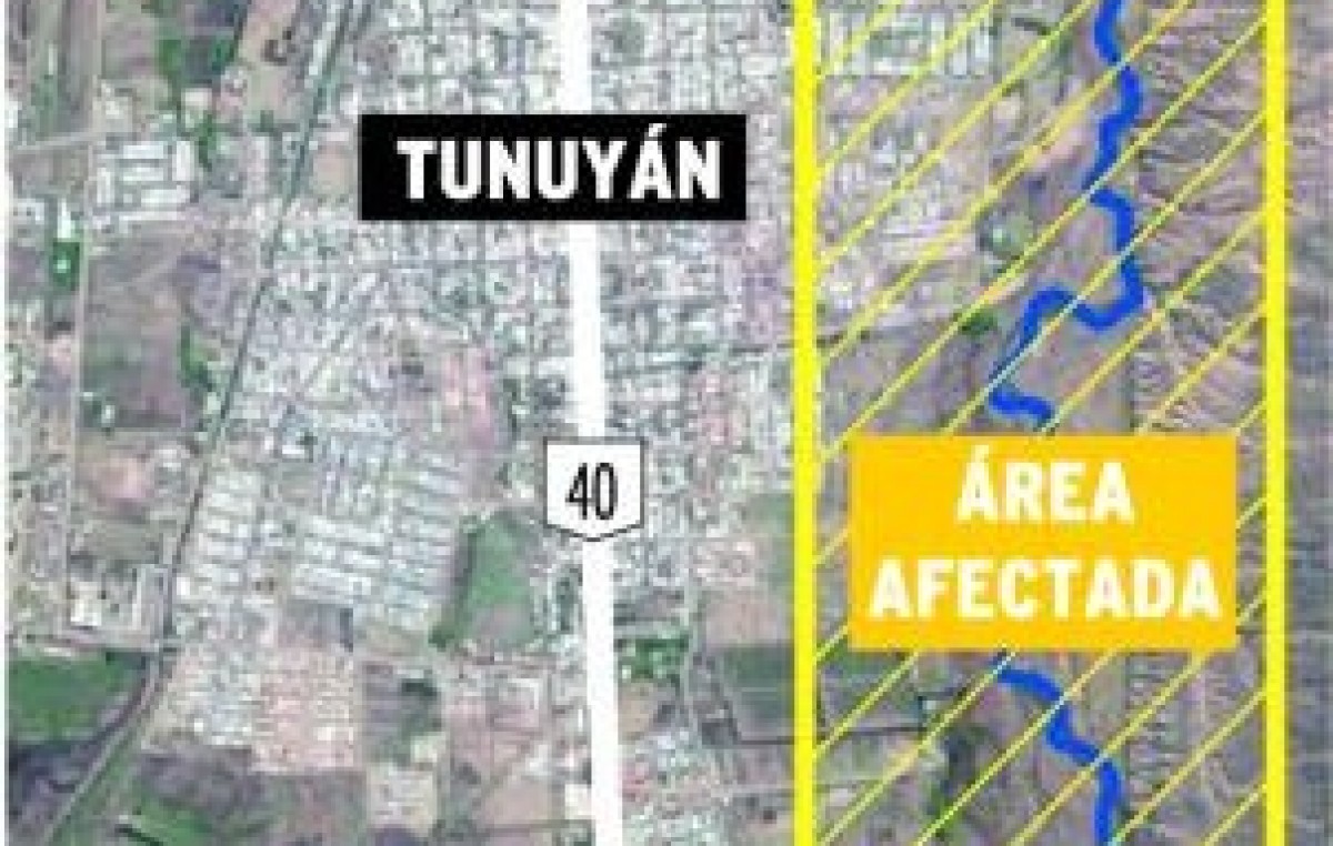 Planean un paseo costanero en la ribera del río Tunuyán