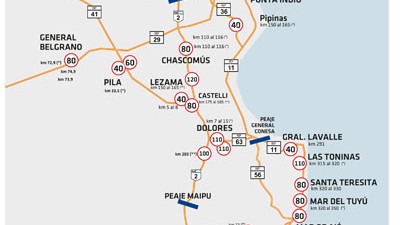 Vacaciones de verano: Suman 47 radares en rutas bonaerenses