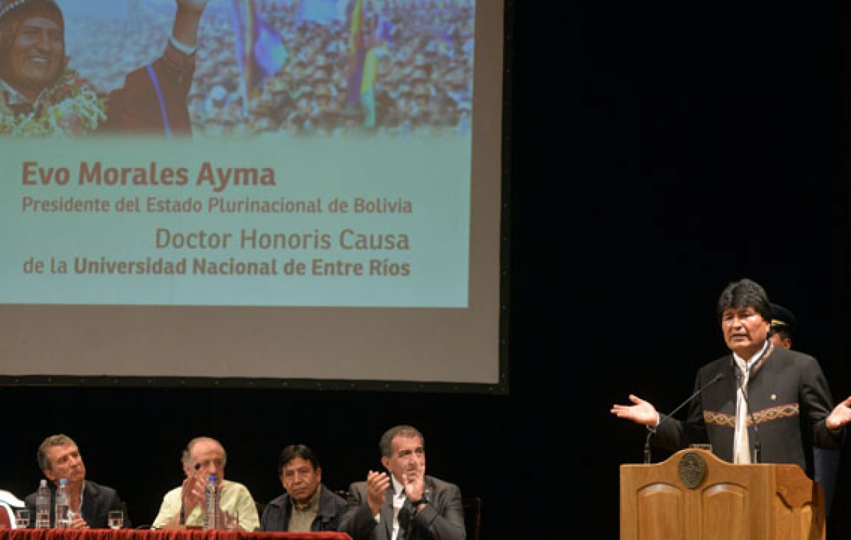 Morales dio cátedra frente a un masivo auditorio