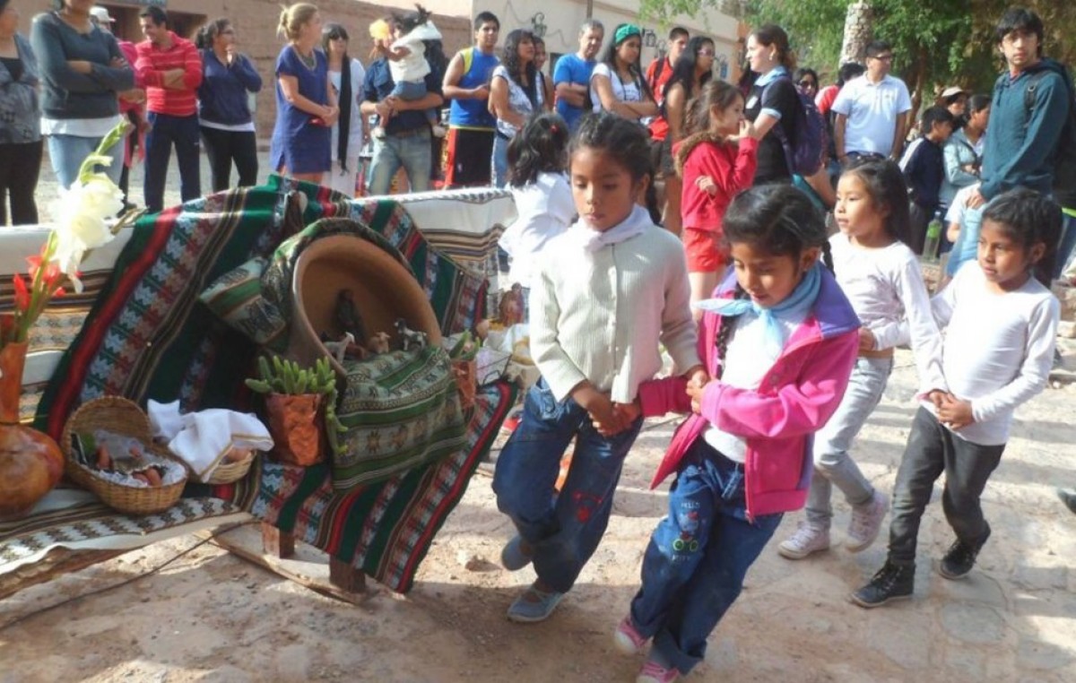 Encuentro de pesebres en Purmamarca