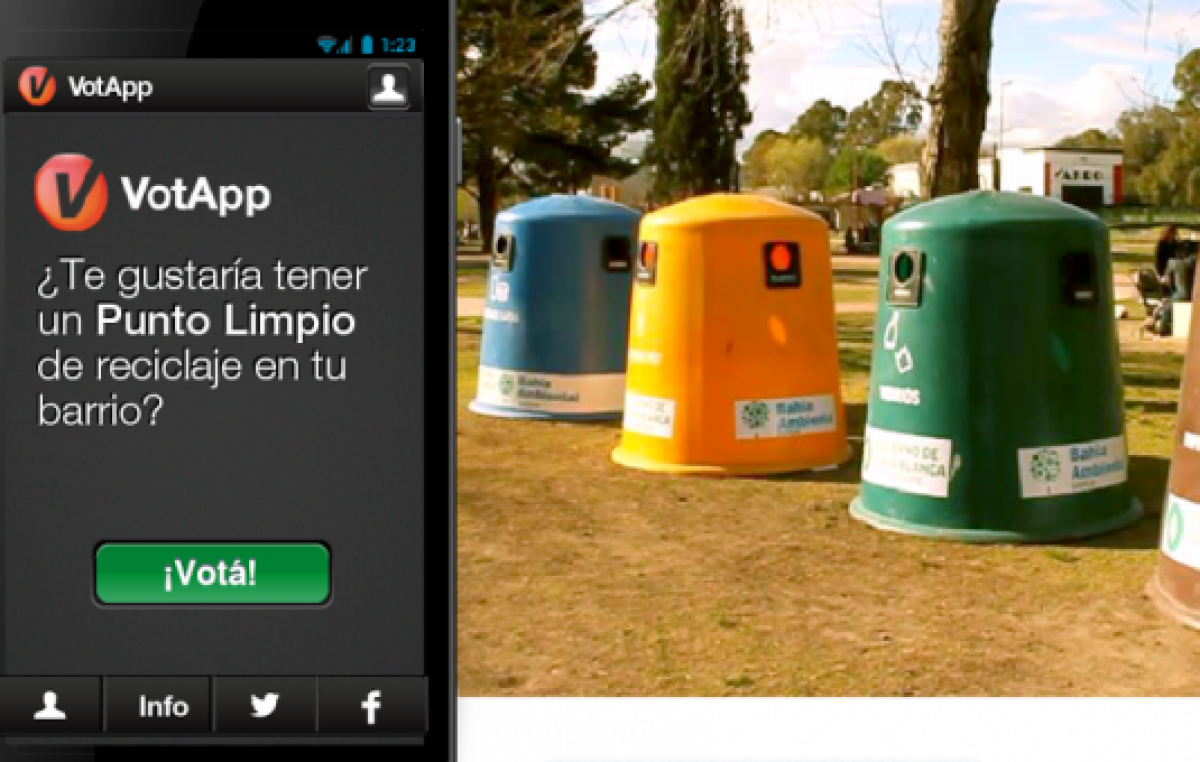 En Bahía Blanca, promueven la participación ciudadana a través de los celulares