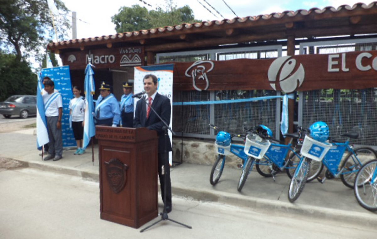 El programa “Eco Bicis” llegó también a El Carmen