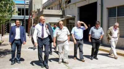 El Gobernador de Santa Fe visitó las obras que realiza Festram