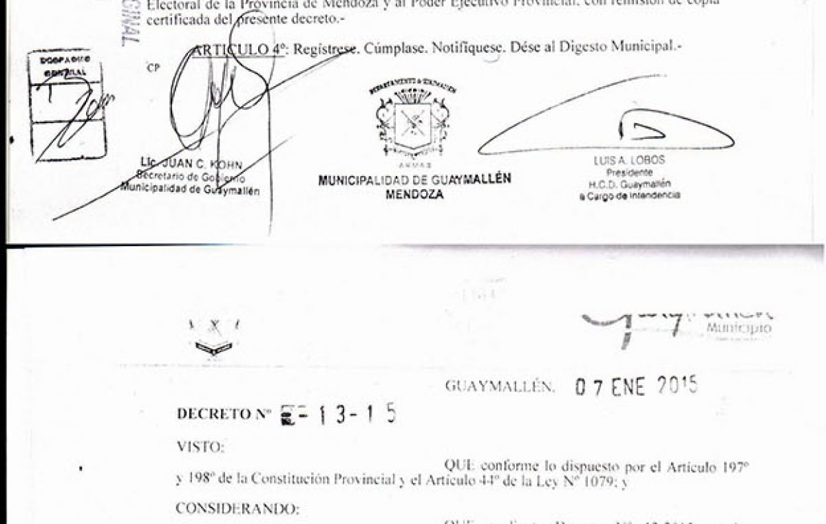 Guaymallén se suma a los intendentes peronistas que desdoblaron los comicios municipales