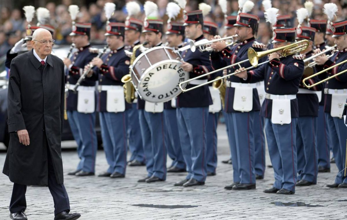 Renunció el presidente italiano Giorgio Napolitano