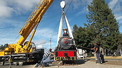 Esquel: Locomotora de “La Trochita” ya es monumento histórico