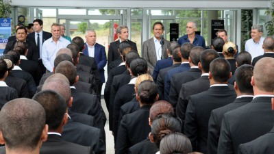 En la Costa, Scioli inauguró el ciclo lectivo de la policía local