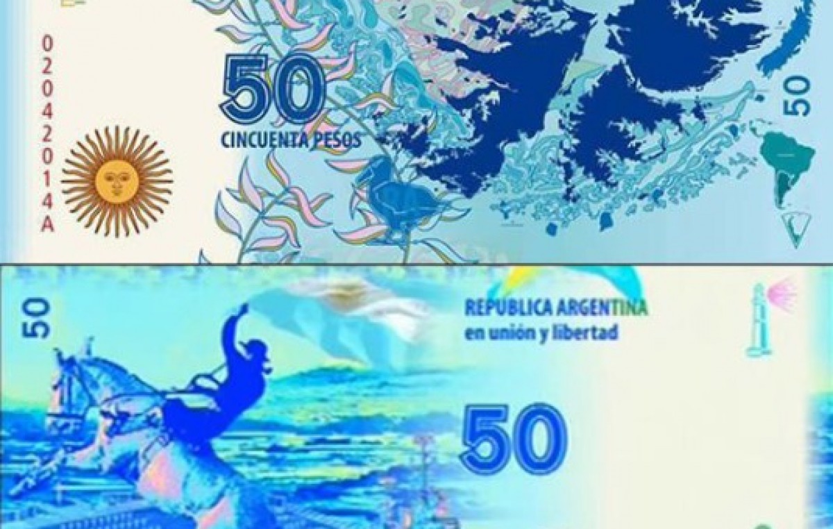 En marzo circulará el nuevo billete de 50 pesos