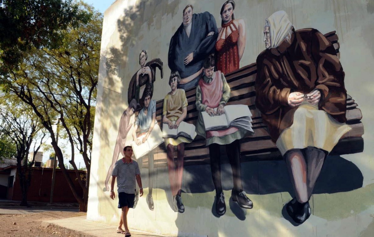 Paredes abandonadas ahora son obras de arte en Villa Nueva (Mendoza)