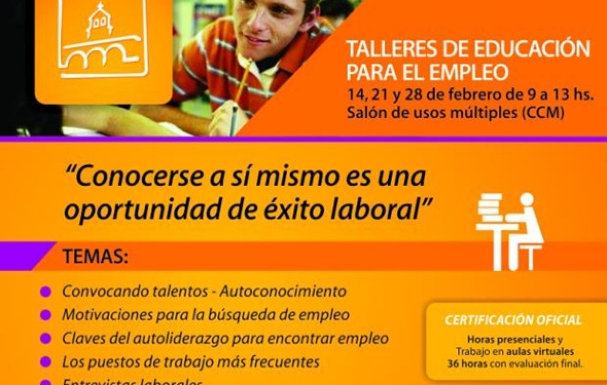 El Municipio de Salta capacitará gratis a vecinos en la búsqueda de empleo.