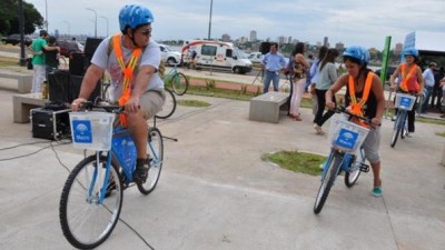 Más de mil personas utilizaron las Ecobicis en la costanera posadeña