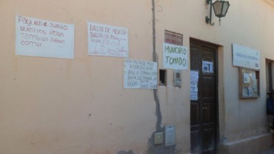 Tomaron la comuna de Purmamarca