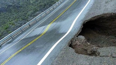San Juan: La lluvia rompió la 150, que está intransitable