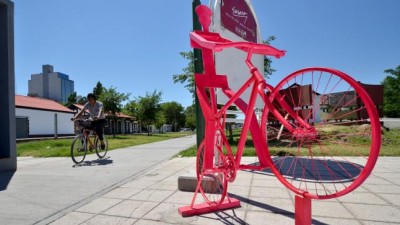 Está casi terminado el primer tramo de bicisendas en Neuquén