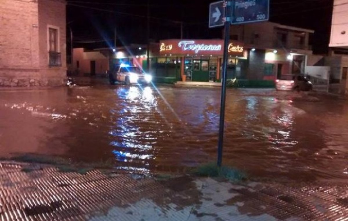 Concarán: todavía hay más de 1500 evacuados por el temporal