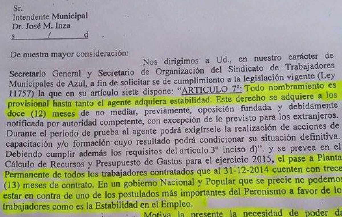 Conflicto en Azul