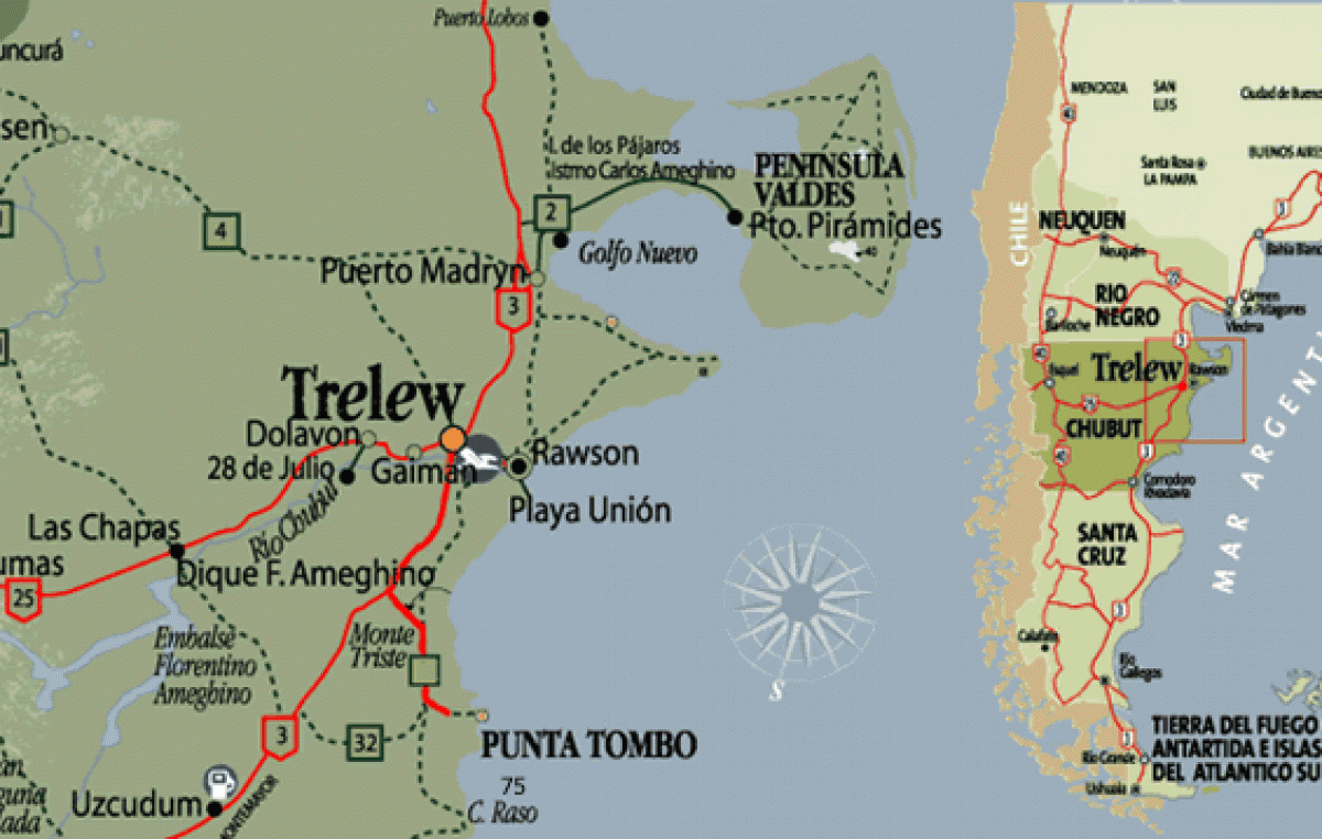 Trelew busca ampliar su ejido y tener salida al mar